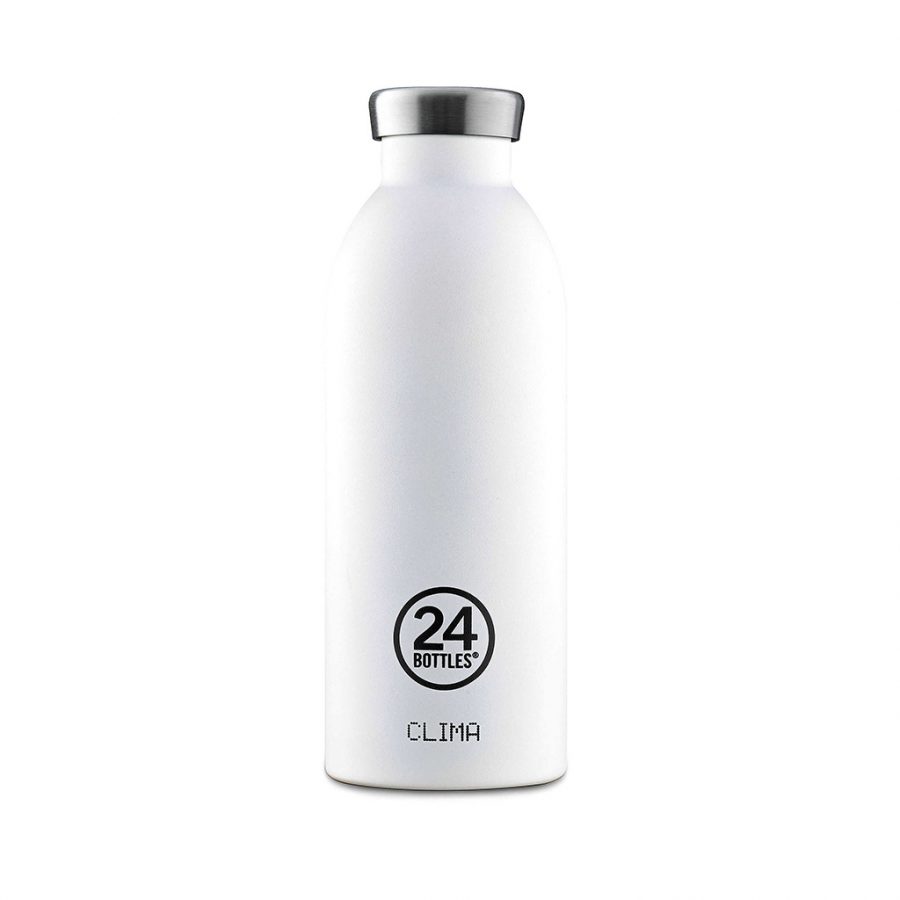 24Bottles – Clima Bottle 500ml Stone Ice White