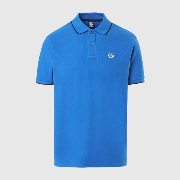 North Sails SS POLO WITH GRAPHIC ROYAL