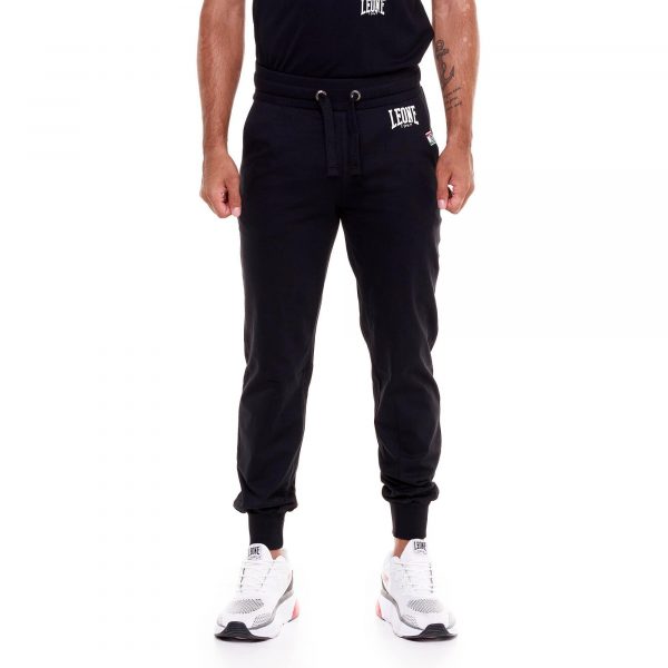 Leone Man h.jersey pants La Black